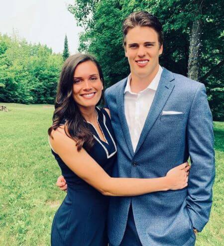 Ben Storm with his girlfriend, Katie Emmer.